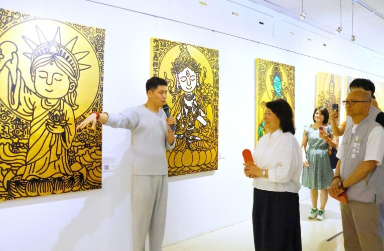 佛誕節結合藝術展　黃敏惠：讓大眾輕鬆親近佛法