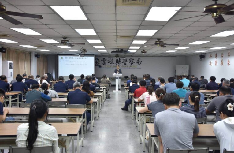 有健康警察　才有安全治安　雲警邀桃療李仁欽主任授課強化心理防護網