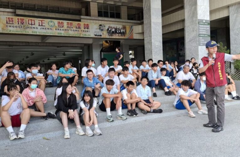 高雄市區監理所守護學童安全　體驗大型車視野死角及內輪差