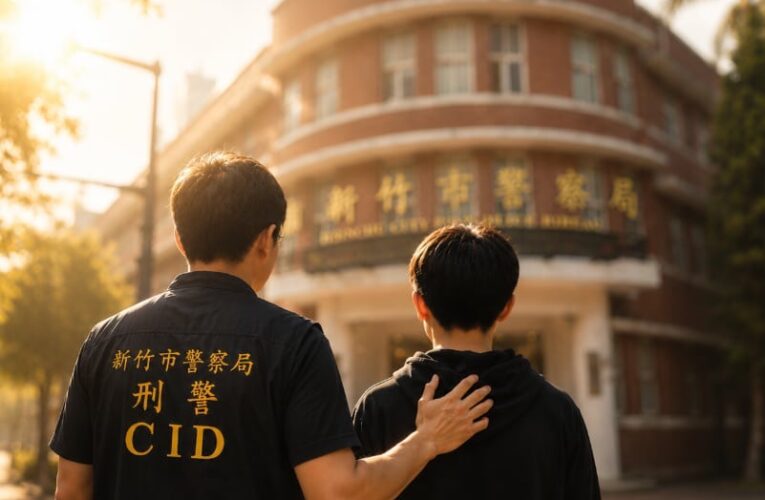 「竹市少警暖心伸援」助中輟少年重返校園人生正軌