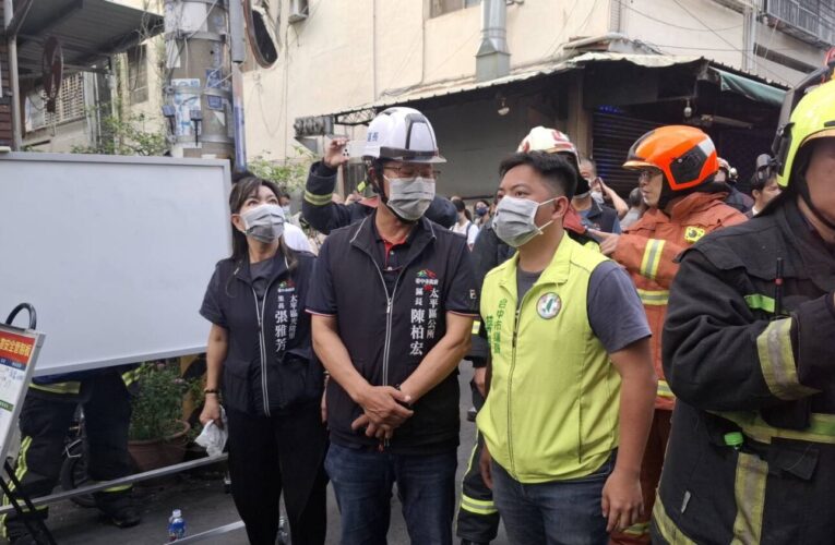 太平中平九街住宅火警延燒5戶　區公所啟動關懷協助受災戶安置