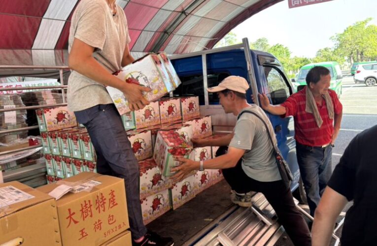 大樹玉荷包豐收　高雄郵局物流助攻新鮮直送全臺
