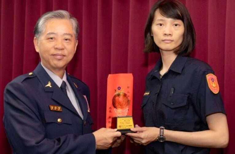 協助倒地不起騎士送醫           吳敬田公開表揚林芸蔓