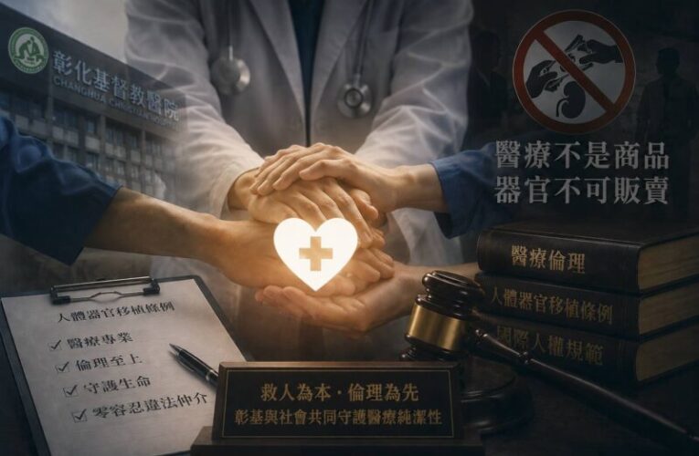 監察委員查陳堯俐案　彰基籲醫界回歸專業自律與醫療倫理