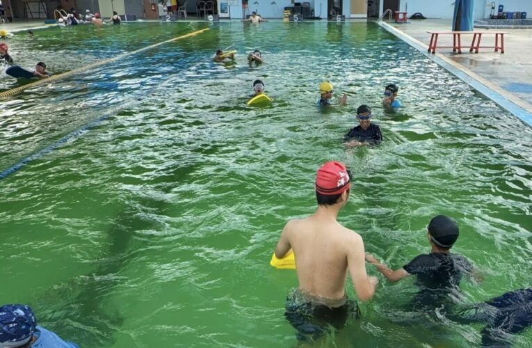 美濃國小四到六年級游泳教學