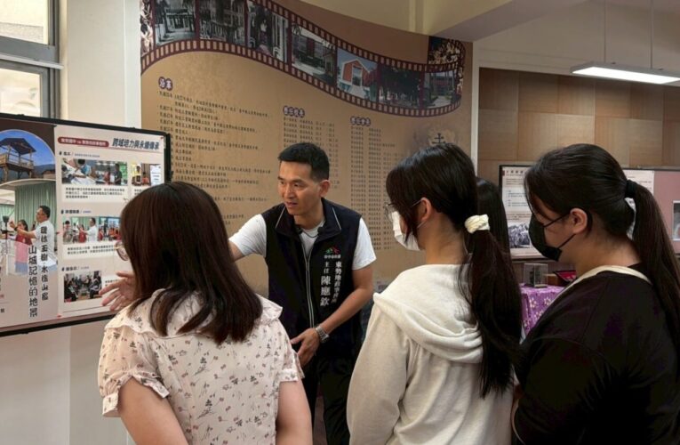 從地籍圖到百年測量儀器　東勢地政所攜手東勢國中展出地政文物