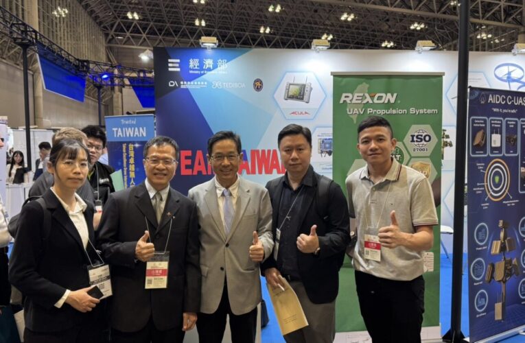台中企業馬達及驅動控制器製造實力卓越　驚艷日本無人機展覽