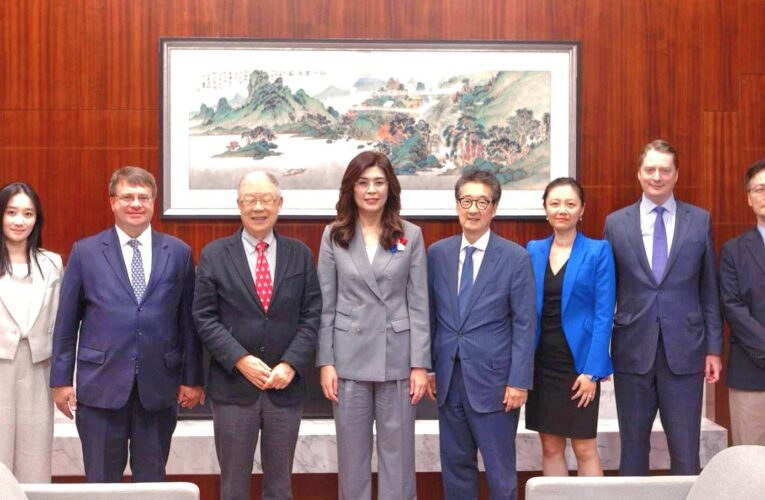鄭麗文與華府智庫學者交流 倡議打造第一島鏈「和平繁榮之鏈」