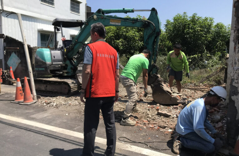 屏東榮服處推危老遺屋拆除 還給居民安居生活空間