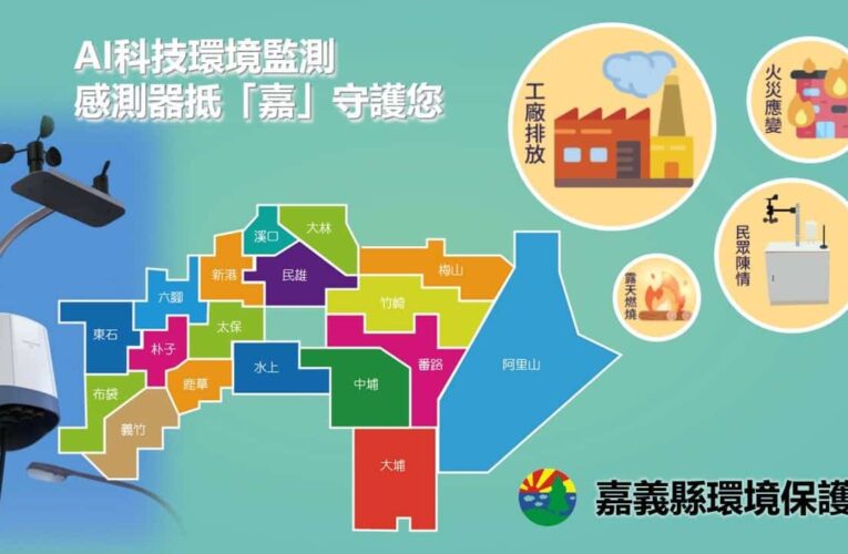 300台微型感測器守護空氣　環保局即時監測網揪污染