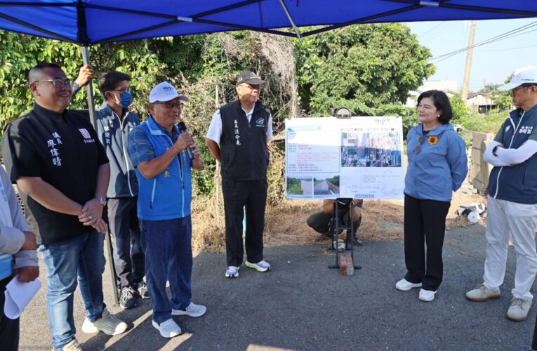 雲縣府斥資逾千萬改善二崙三和、大華溝渠路面　守護農民用路品質生命財產