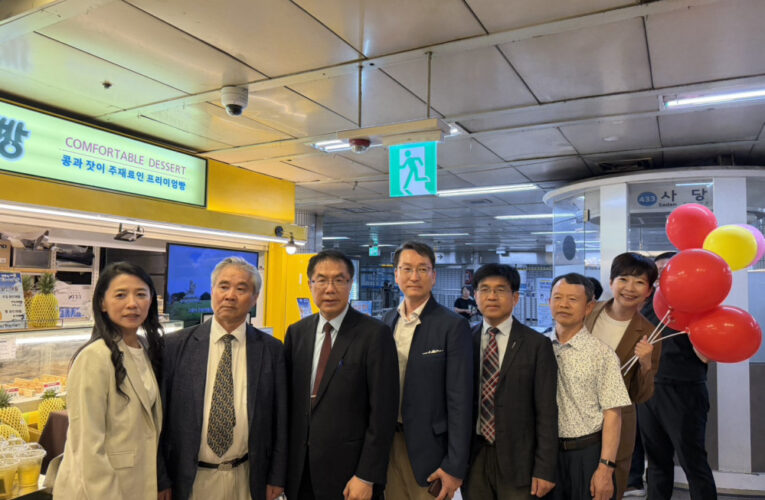 臺南市長黃偉哲率團赴首爾快閃展售 臺南農特產品搶攻韓國市場