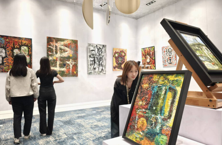 義享時尚廣場九鬼油畫展登場！幻術劇場引爆藝術視覺震撼