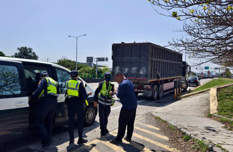 鐵腕執法、守護生命　竹市警全面加強取締大型車違規保護用路人安全