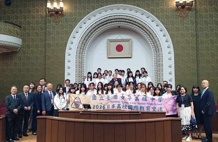 臺南京都青年交流再深化 臺南女中閃耀「日台青少年交流音樂會」