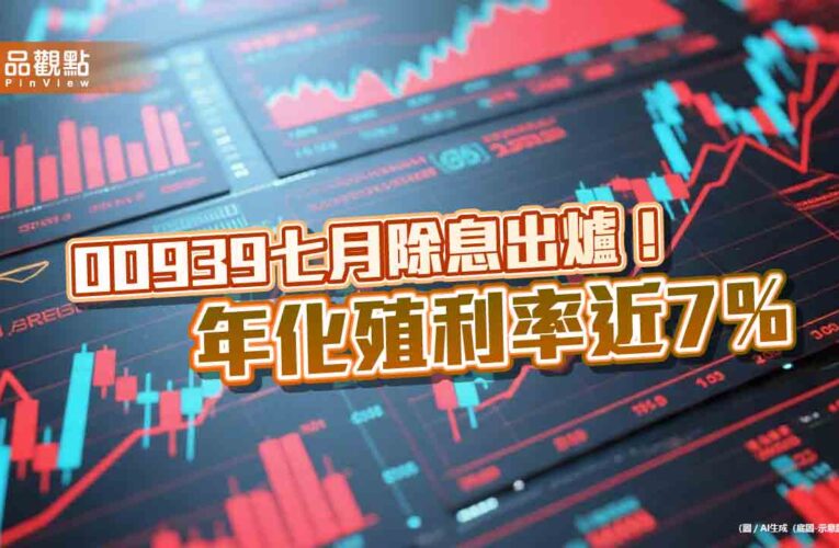 00939七月除息0.125元創新高　想領息最晚這天買