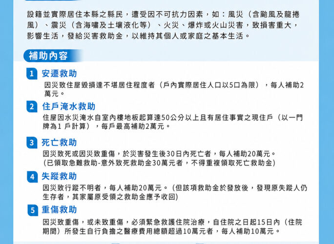 竹縣府提醒豪雨災後先拍照保留受災情形申請淹水救助　最高補助2萬元