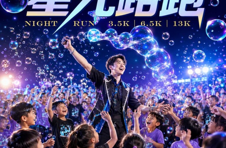 嘉義雙潭星光路跑開放報名　雙潭夜景結合音樂泡泡8/8登場