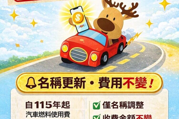 汽車燃料使用費換新名　「公路使用養護安全管理費」7月開徵