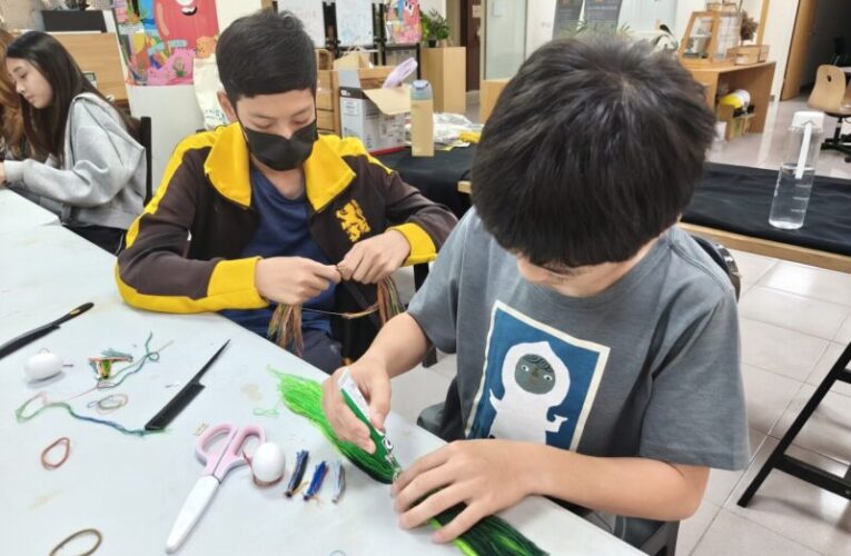 臺南推原民文化創客課程 學生製作飛魚擺飾認識原住民文化