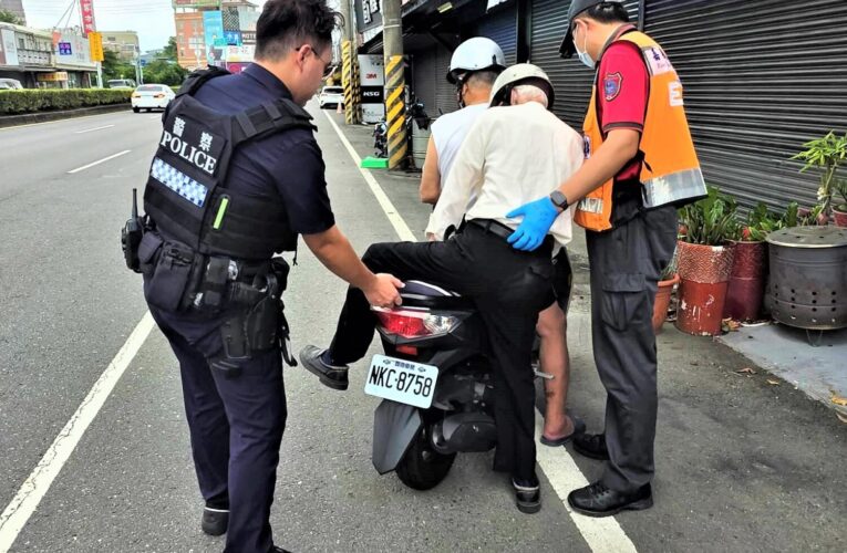 92歲老翁迷途路倒　竹園警偕實習生耐心比對護送返家