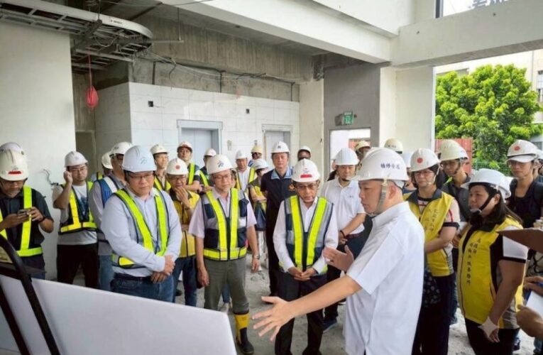 林欽榮副市長視察楠梓區援中派出所暨多功能社區中心新建工程