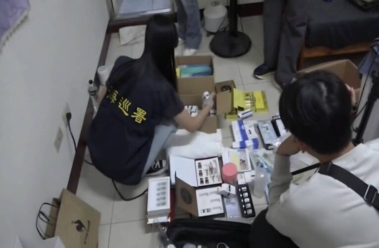 失聯移工變地下密醫！海巡破獲臺中非法醫美工作室　查扣百餘瓶玻尿酸、肉毒桿菌送辦