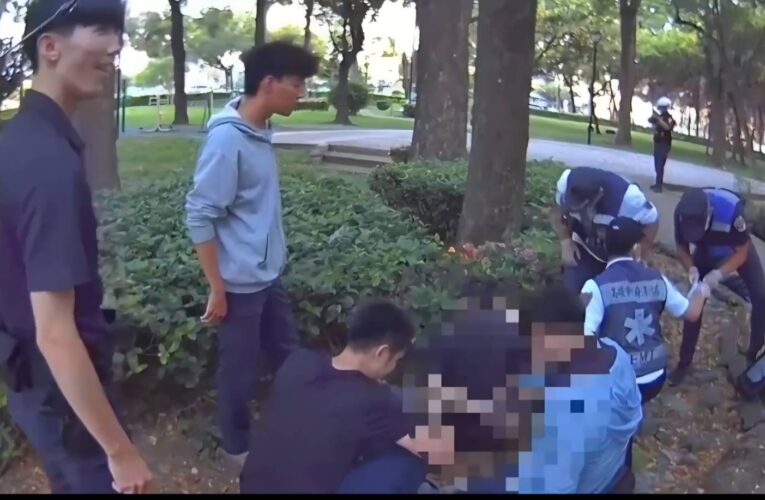 通緝犯身分曝光竟持刀自殘拒捕　楠梓警連開6槍示警、噴辣椒水成功壓制