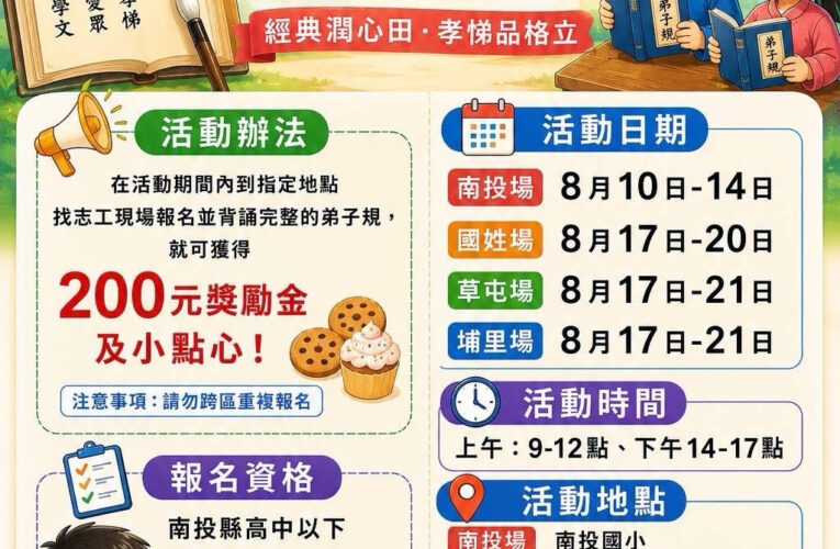 學習不中斷　暑假更充實　馬文君推【暑期背經趣】鼓勵親子共學培養好品格