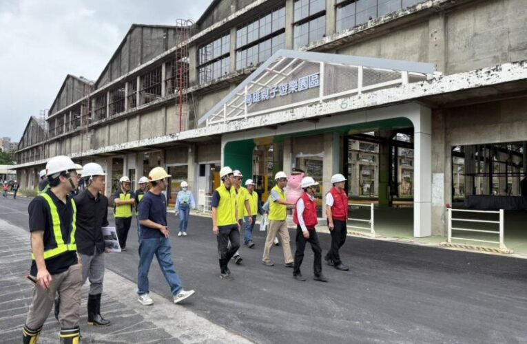 巴威來襲不鬆懈   林欽榮親赴親子樂園督導防颱整備工作