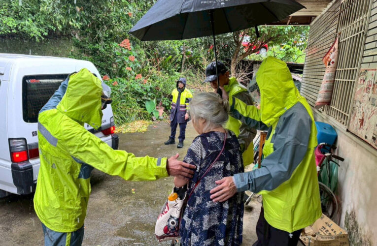 巴威颱風暴風圈襲台　竹縣山區入夜前撤離122人