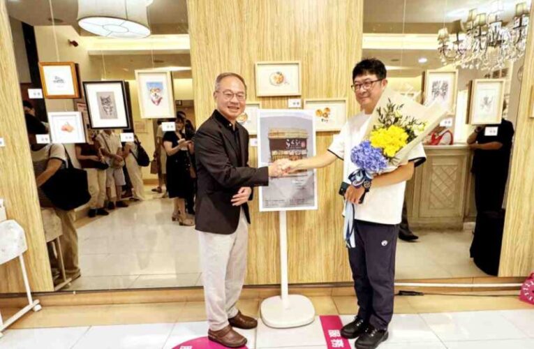 科技與藝術跨界交融！　新竹大遠百「流動時光」水彩畫展盛大登場
