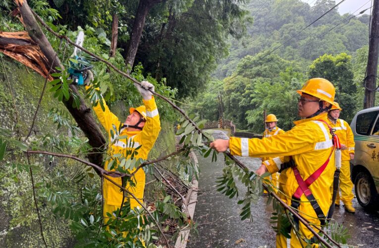 巴威颱風襲台一度停電逾15萬戶！集中這些區域　台電啟動跨區搶修