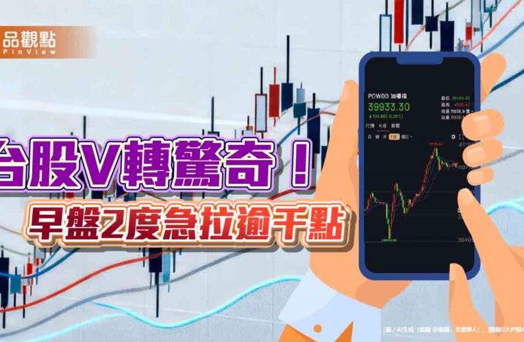台股罕見6分鐘急拉1047點！單日2度急拉逾千點　法人這樣看