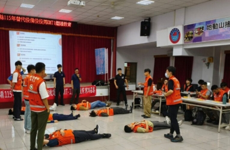 金門替代役役男EMT-1演訓召集登場 專業師資精進防衛韌性
