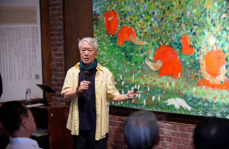 蔣勳《祇樹給孤獨園》新港培桂堂展出至明年底