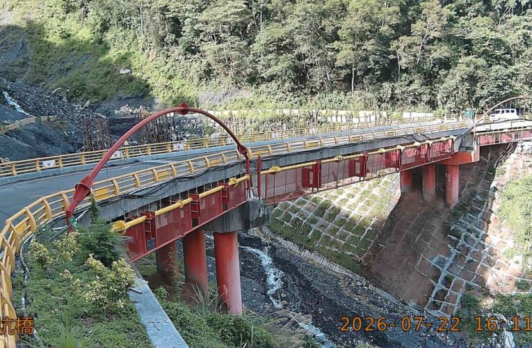 颱風季已至　林業保育署南投分署完成轄內橋梁健檢　啟動智慧監測 24小時守護用路安全