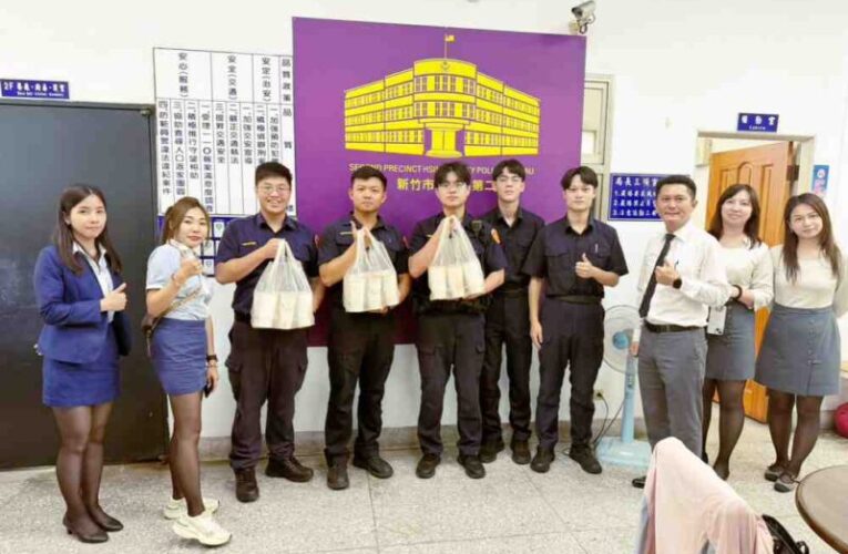 善盡企業CSR責任　桃苗汽車新竹所慰問竹警二分局第一線執勤員警