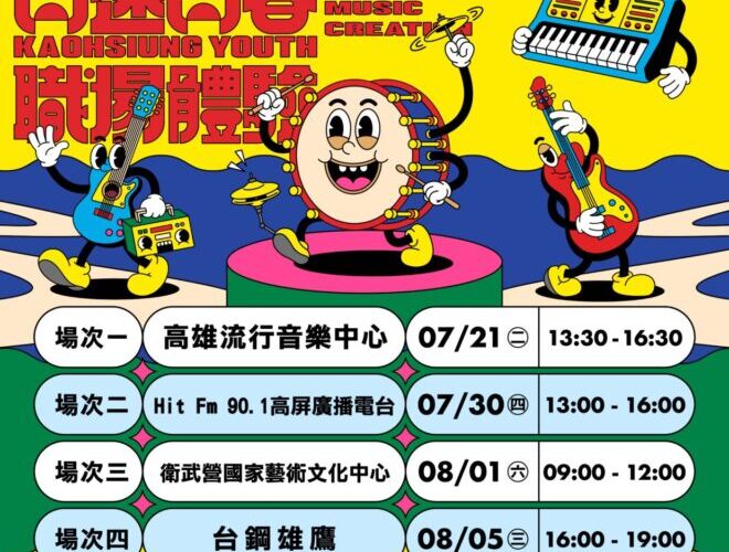 青年局高速青春暑期特別企劃  展演前導活動 × 4大職場體驗全面啟動