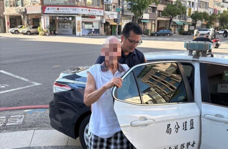 8旬翁烈日下迷途　鹽埕警即刻救援迷途長者