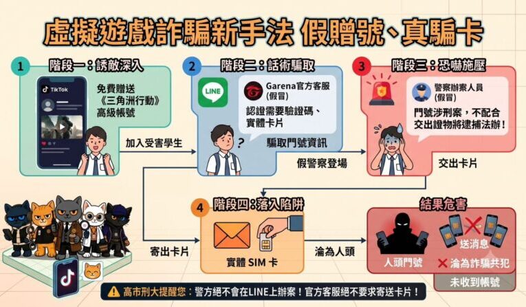 暑期防詐大作戰！高市刑大提醒SIM卡外寄恐成詐騙幫兇