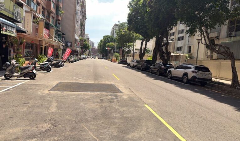 同慶路道路下陷 水利局完成搶修恢復通車