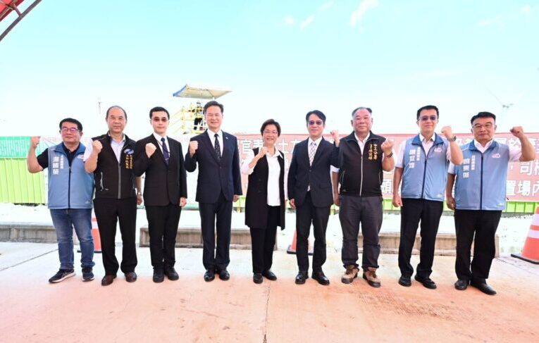 王惠美視察彰濱暫置區營運情形　宣示打造透明廉政平台
