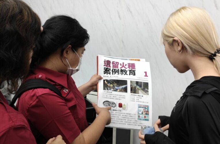 新興分隊前進東坡里防火宣導　提醒防範遺留火種避免住宅火災