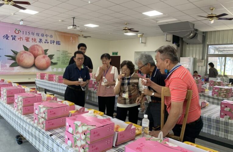 台中優質水蜜桃評鑑結果出爐　江家興榮膺今年「水蜜桃達人」