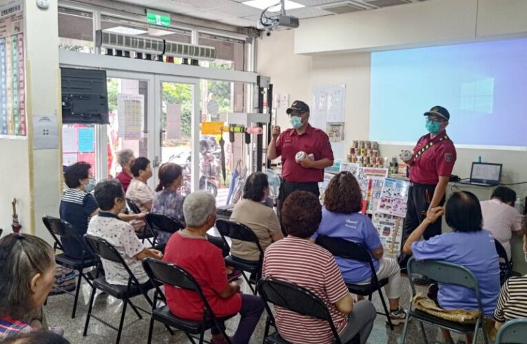 高雄消防深入社區防災宣導　教長輩地震火災「這樣做」保命