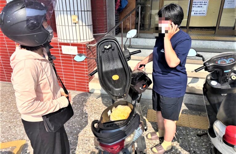 買菜騎錯車　南門警迅速釐清歸還化解誤會