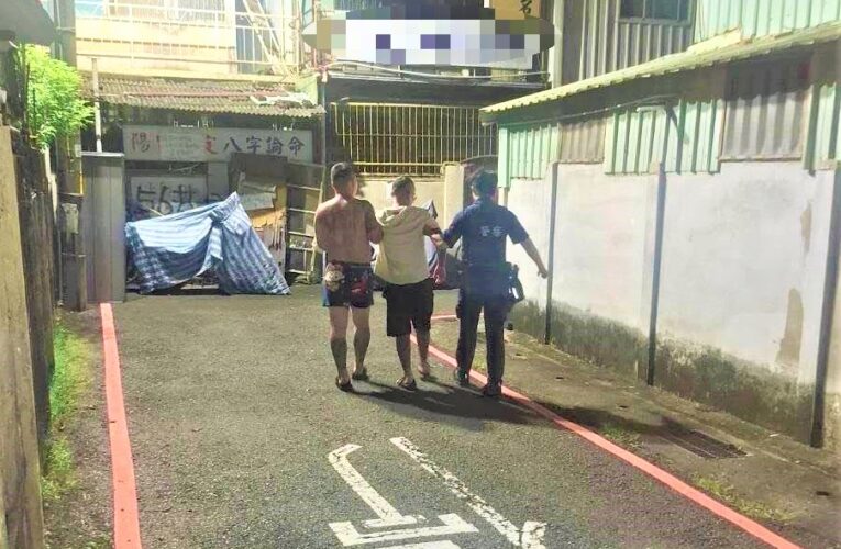 聚會喝茫倒路邊　八掌警通報家屬聯手護送