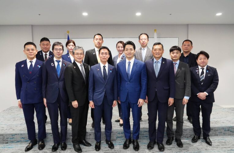 蔣萬安接見日自民黨青年局海外研修團　交流新創與青年參政議題