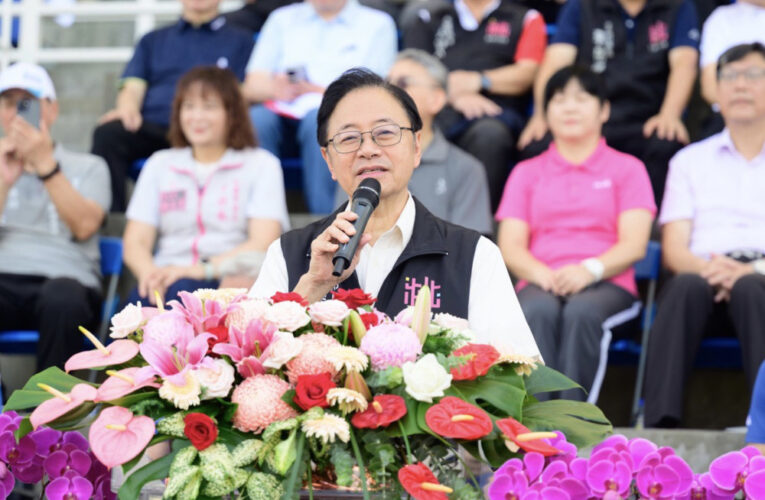 115年桃園市運動會開幕　張善政勉選手追求卓越  